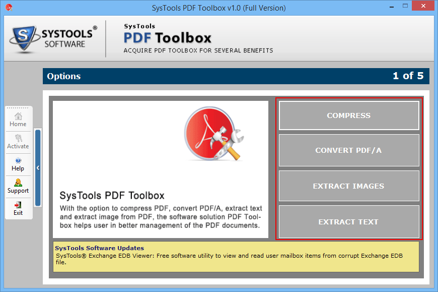 Windows 8 PDF ToolBox Utility full
