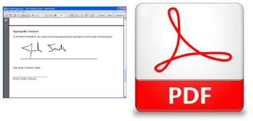 insert digital signature in pdf file