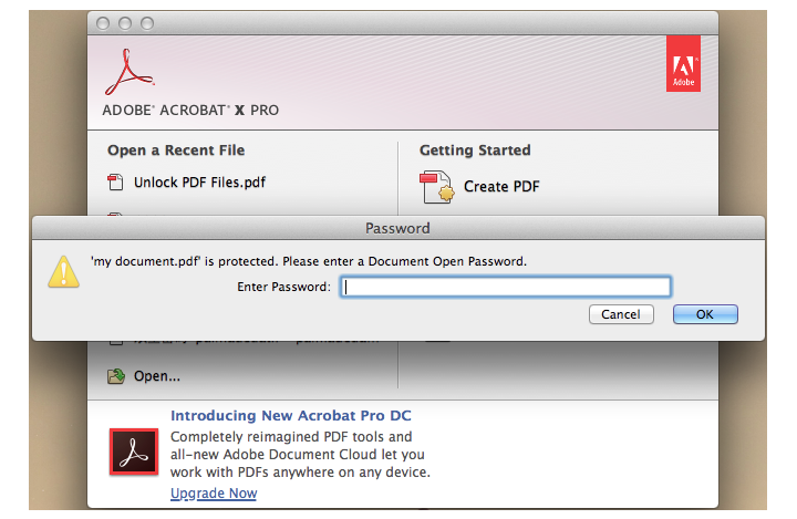  remove security from pdf on mac