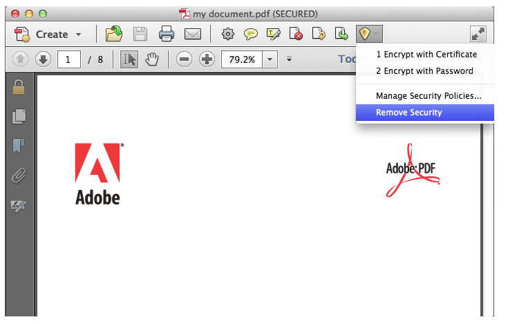 unlock pdf on mac