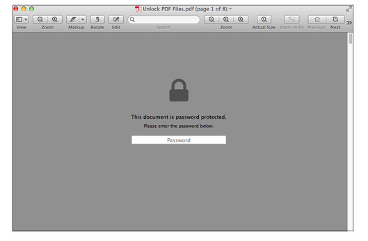 bypass password protected pdf mac