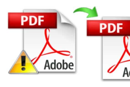 repair corrupt PDF document